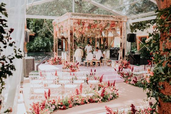 Vishakha & Sanjeev: wedding décor at Alila Diwa Goa